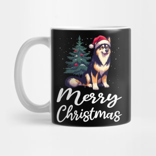 Merry Christmas Shepsky Husky Mix Mug